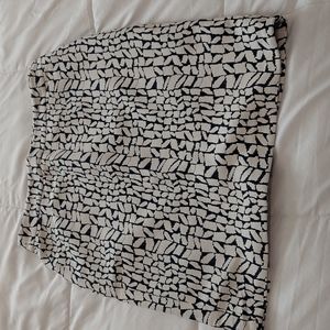 Ann Taylor Navy & Cream Pencil Skirt NEW